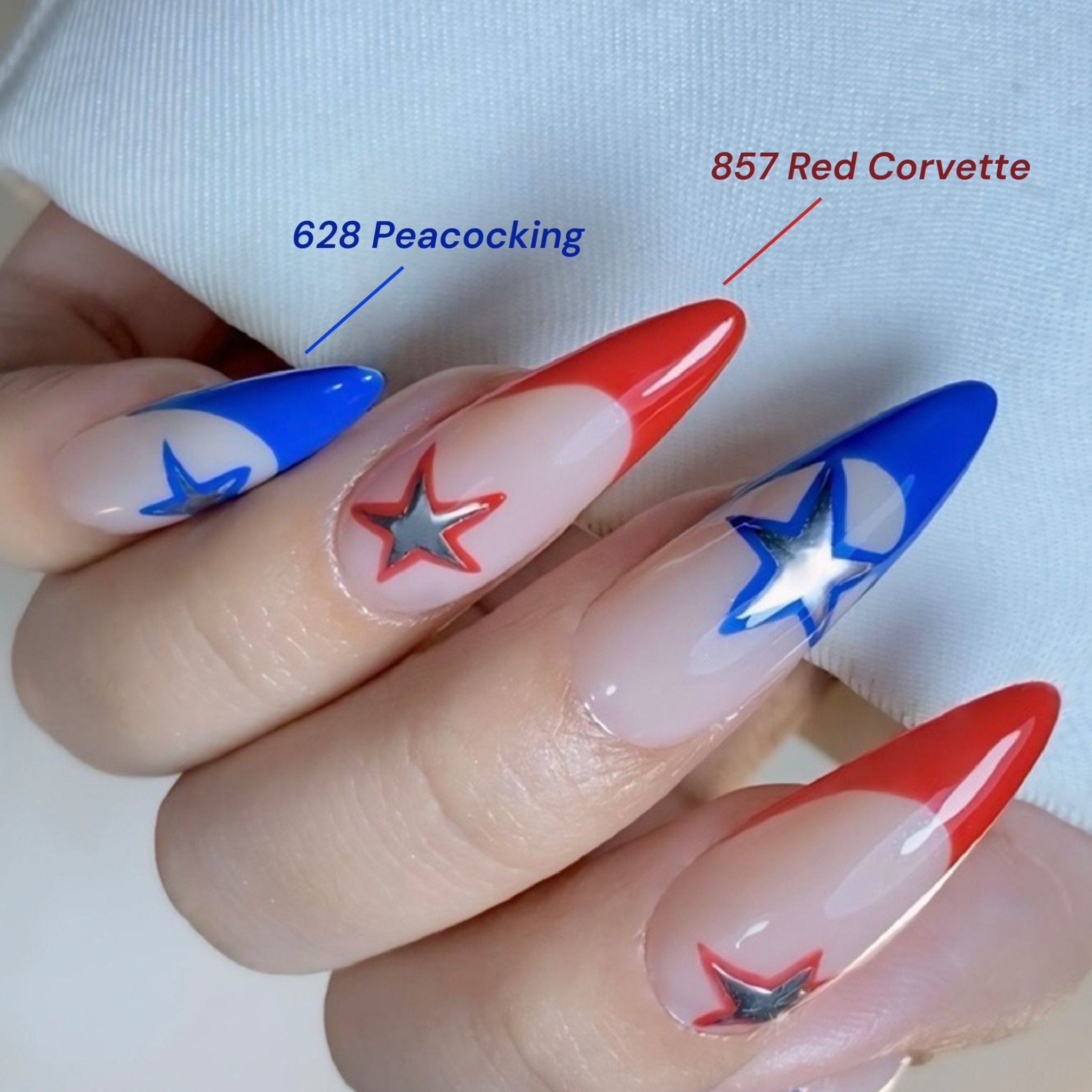 LDS Color Craze Gel Nail Polish - 857 Red Corvette - 0.5oz - DTK Nail Supply