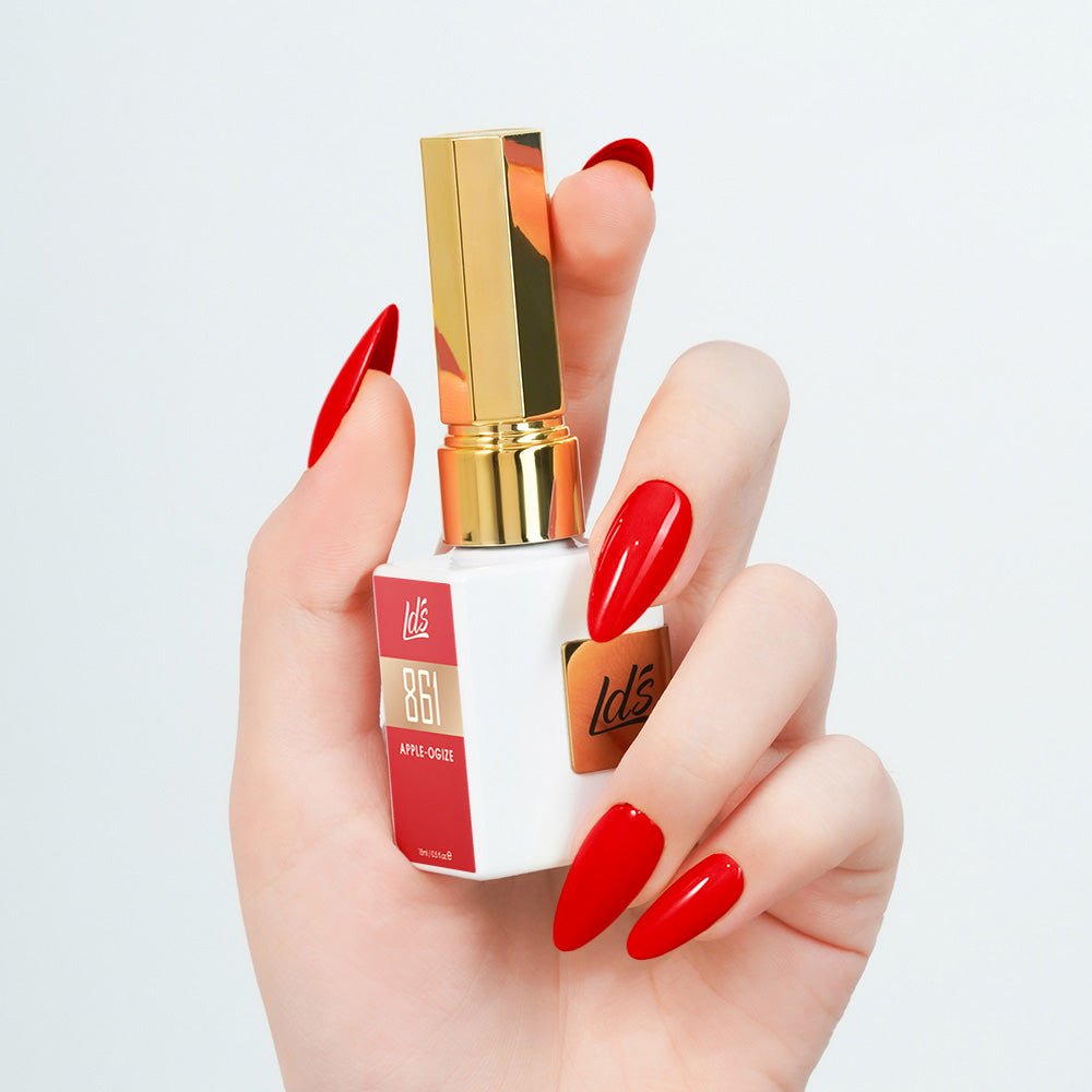 LDS Color Craze Gel Nail Polish - 861 Apple - ogize - 0.5oz - DTK Nail Supply