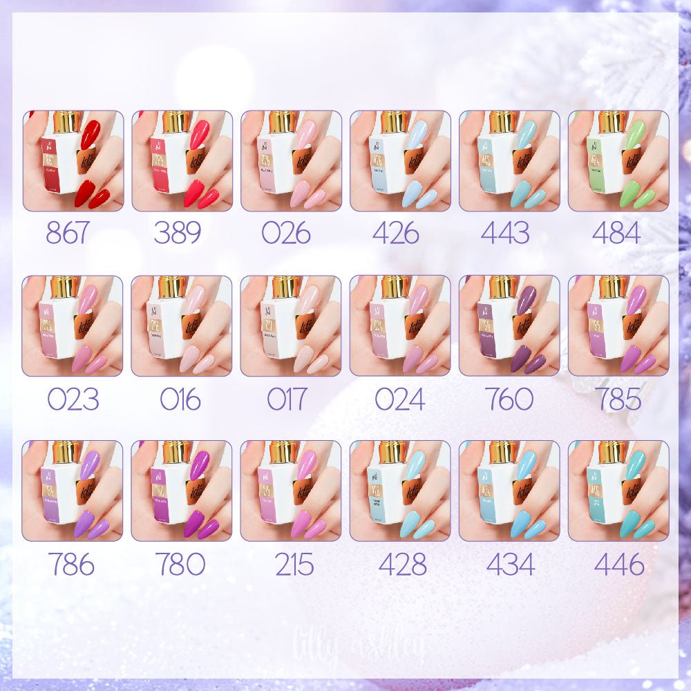 LDS Color Craze Gel Nail Polish - 867 Cranberry - 0.5oz - DTK Nail Supply