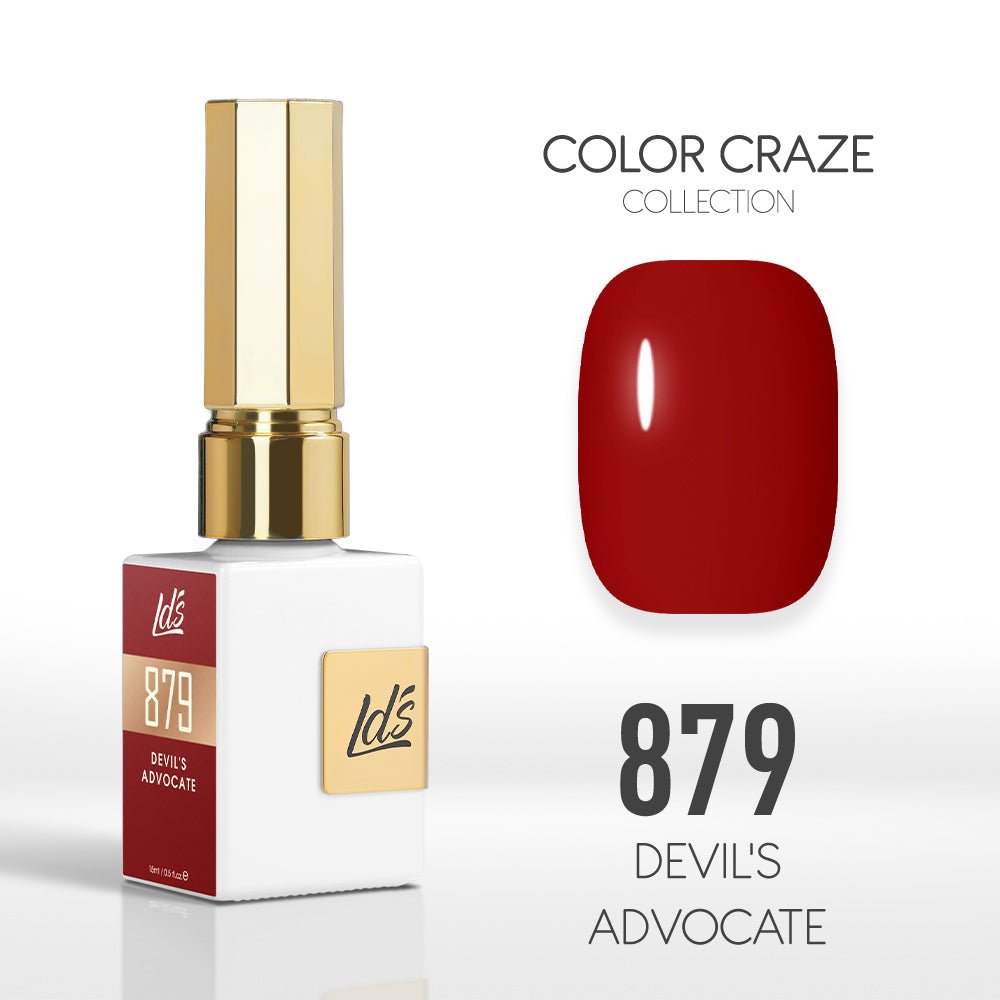 LDS Color Craze Gel Nail Polish - 879 Devil's Advocate - 0.5oz - DTK Nail Supply