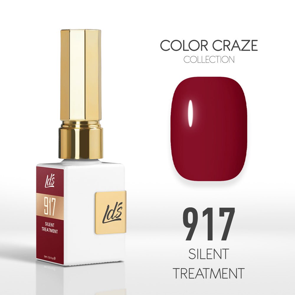 LDS Color Craze Gel Nail Polish - 917 Silent Treatment - 0.5oz - DTK Nail Supply