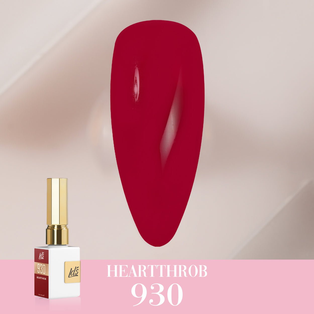 LDS Color Craze Gel Nail Polish - 930 Heartthrob - 0.5oz - DTK Nail Supply