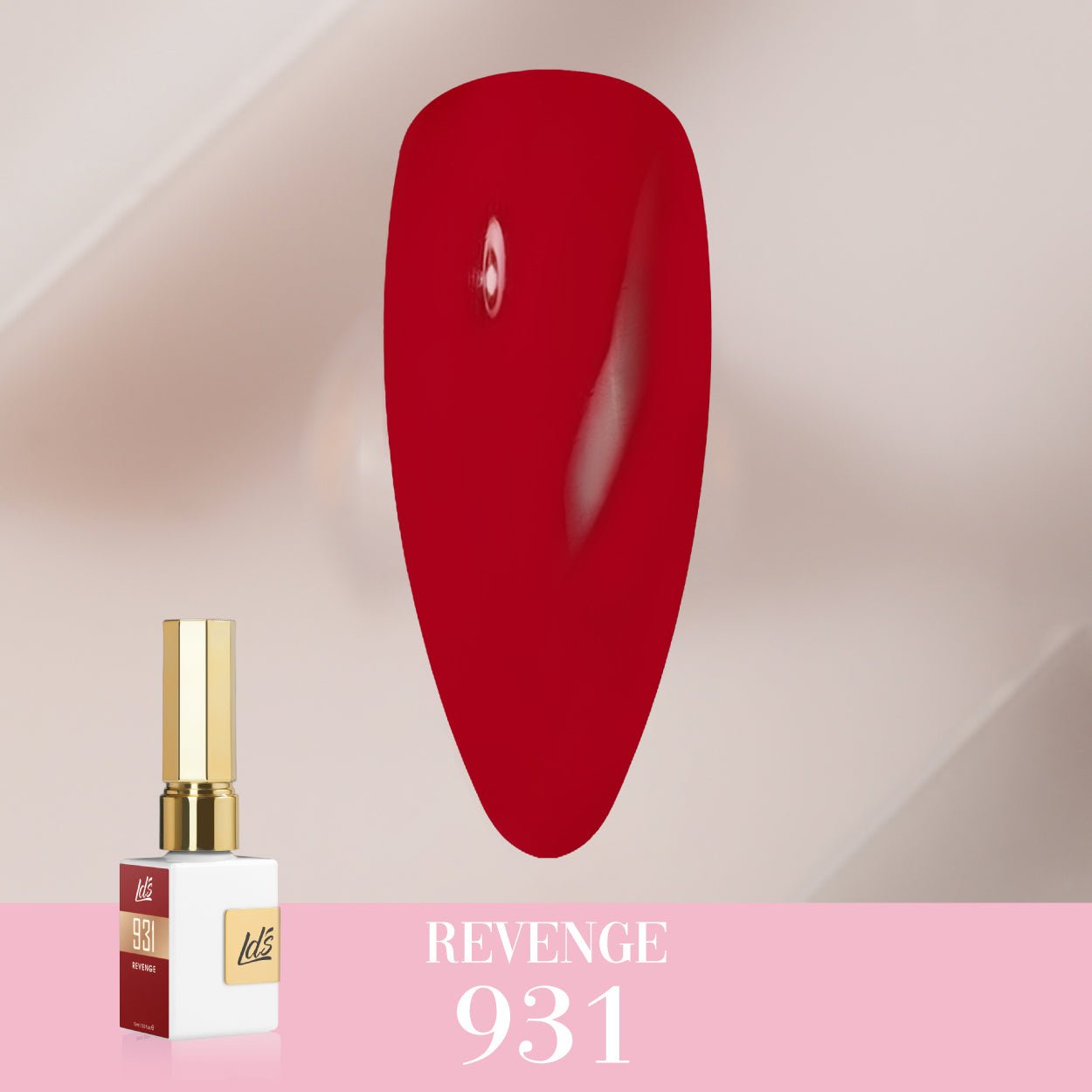 LDS Color Craze Gel Nail Polish - 931 Revenge - 0.5oz - DTK Nail Supply