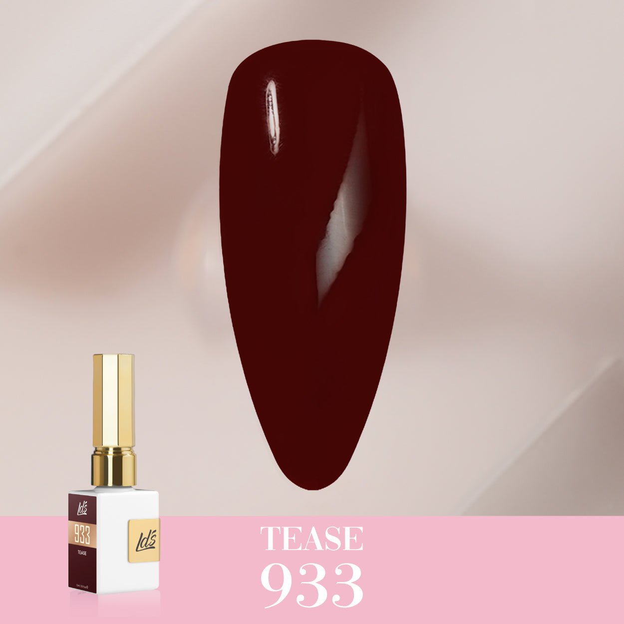 LDS Color Craze Gel Nail Polish - 933 Tease - 0.5oz - DTK Nail Supply