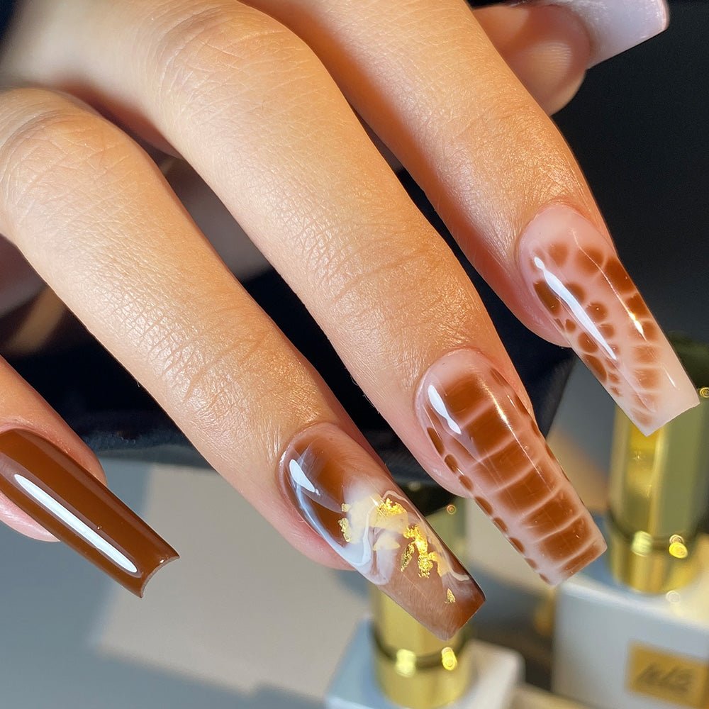 LDS Color Craze Gel Nail Polish - 934 Coffee Bean - 0.5oz - DTK Nail Supply