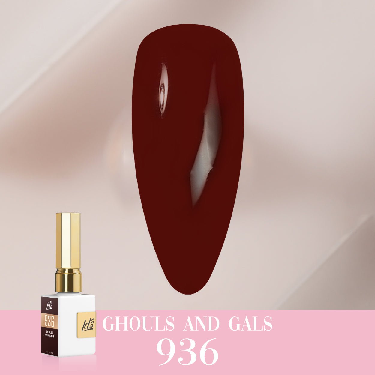 LDS Color Craze Gel Nail Polish - 936 Ghouls and Gals - 0.5oz - DTK Nail Supply