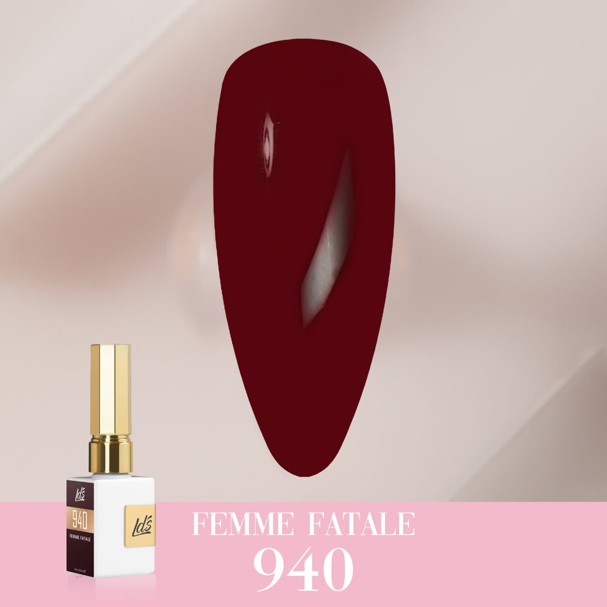 LDS Color Craze Gel Nail Polish - 940 Femme Fatale - 0.5oz - DTK Nail Supply