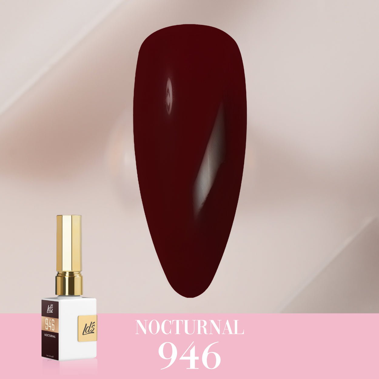 LDS Color Craze Gel Nail Polish - 946 Nocturnal - 0.5oz - DTK Nail Supply