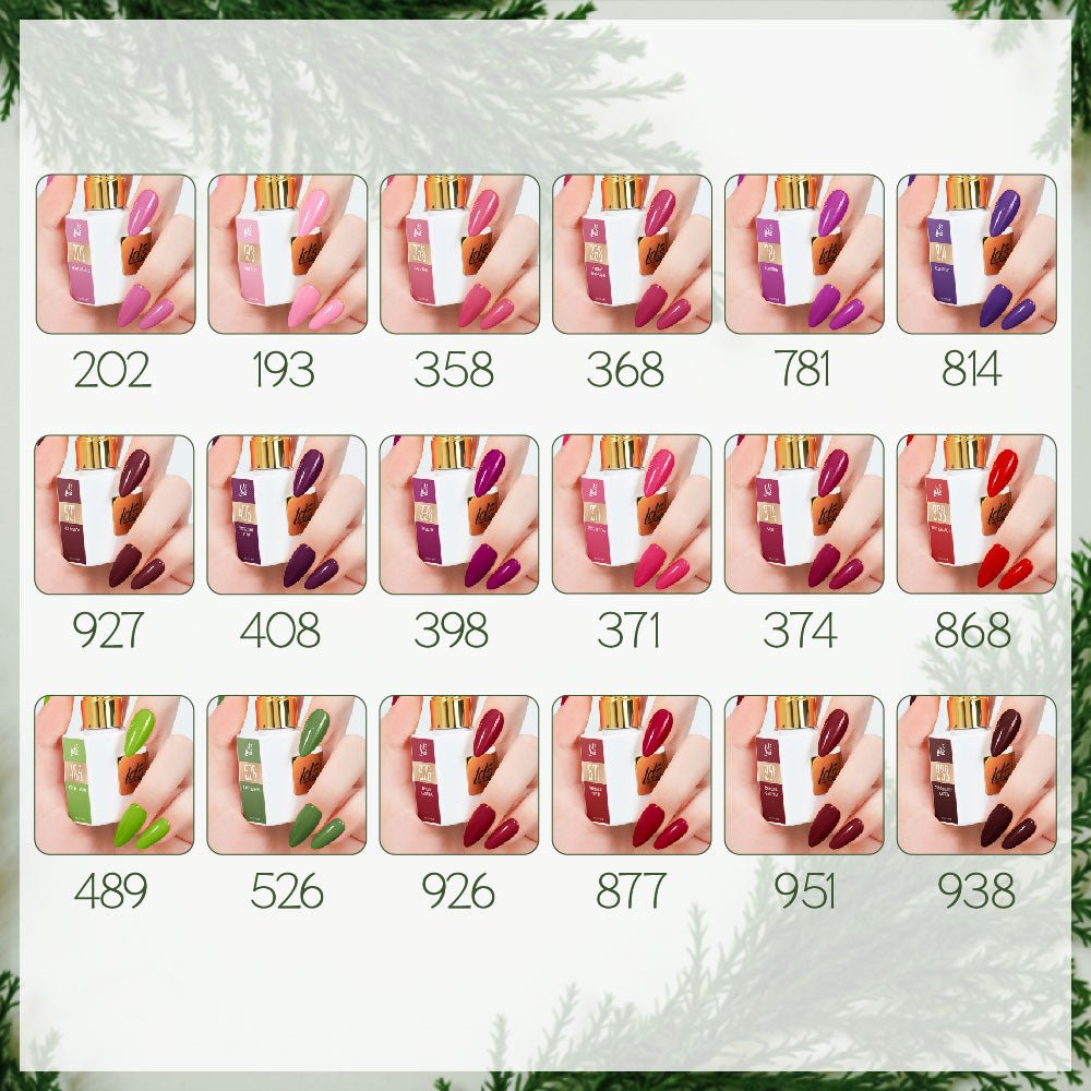 LDS Color Craze Gel Nail Polish - 951 Dancing Cabernet - 0.5oz - DTK Nail Supply