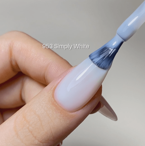 LDS Color Craze Gel Nail Polish - 953 Simply White - 0.5oz - DTK Nail Supply