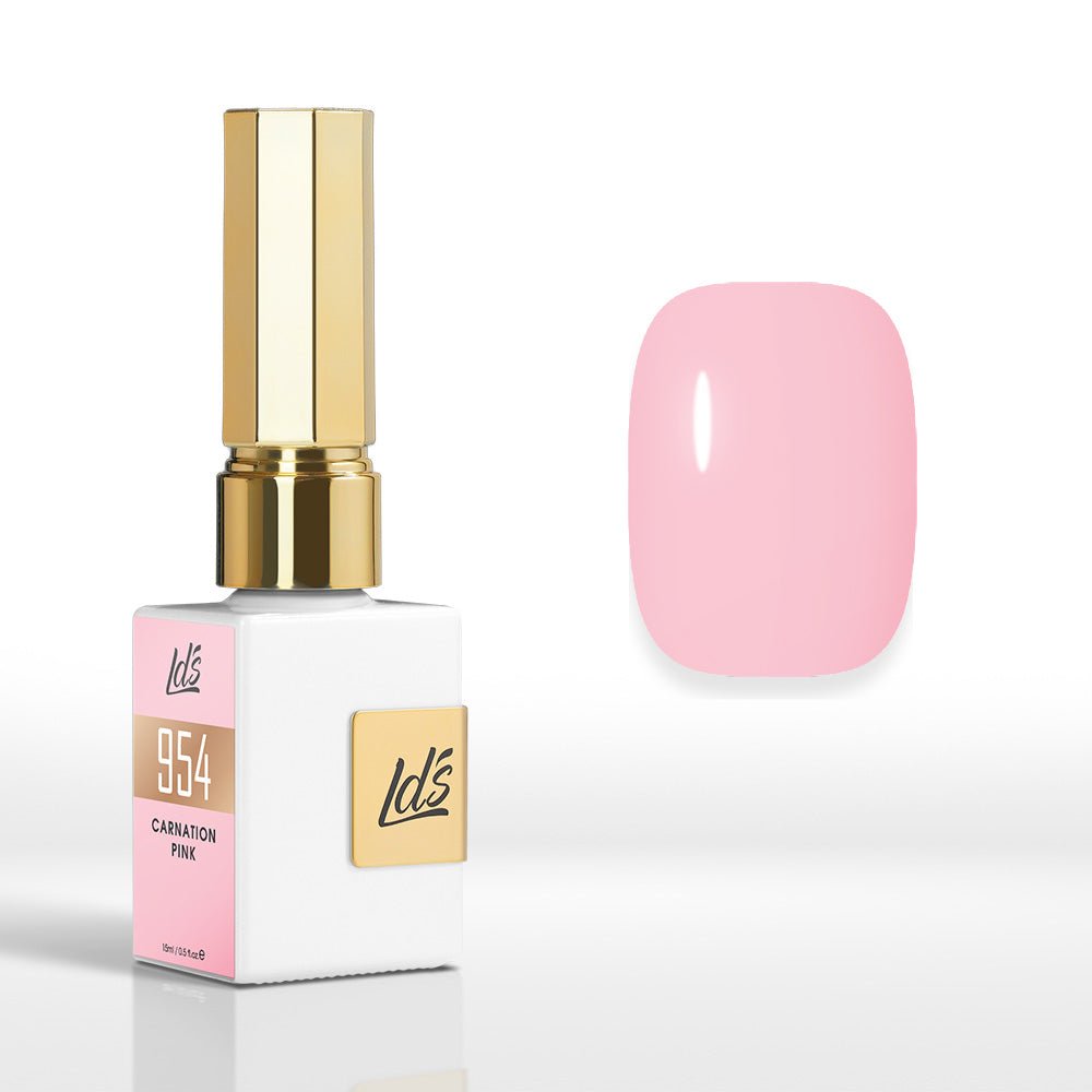 LDS Color Craze Gel Nail Polish - 954 Carnation Pink - 0.5oz - DTK Nail Supply