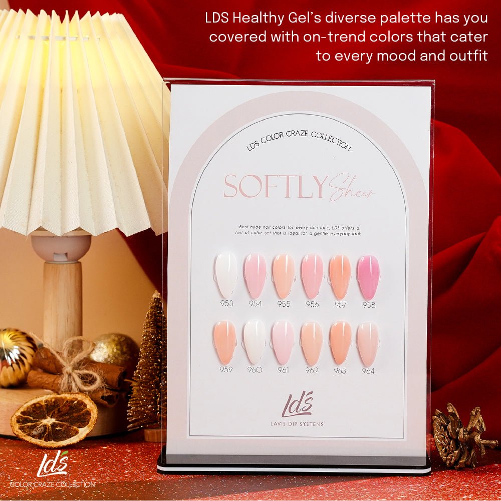 LDS Color Craze Gel Nail Polish - 956 Regal Rose - 0.5oz - DTK Nail Supply