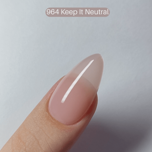 LDS Color Craze Gel Nail Polish - 964 Keep It Neutral - 0.5oz - DTK Nail Supply