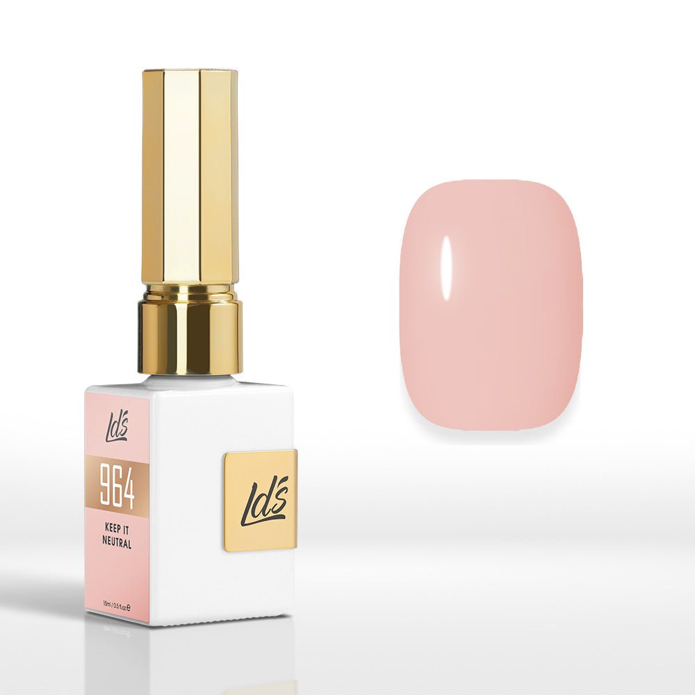 LDS Color Craze Gel Nail Polish - 964 Keep It Neutral - 0.5oz - DTK Nail Supply