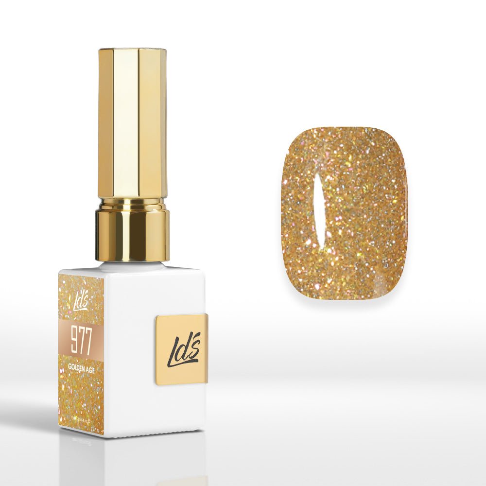 LDS Color Craze Gel Nail Polish - 977 Golden Age - 0.5oz - DTK Nail Supply