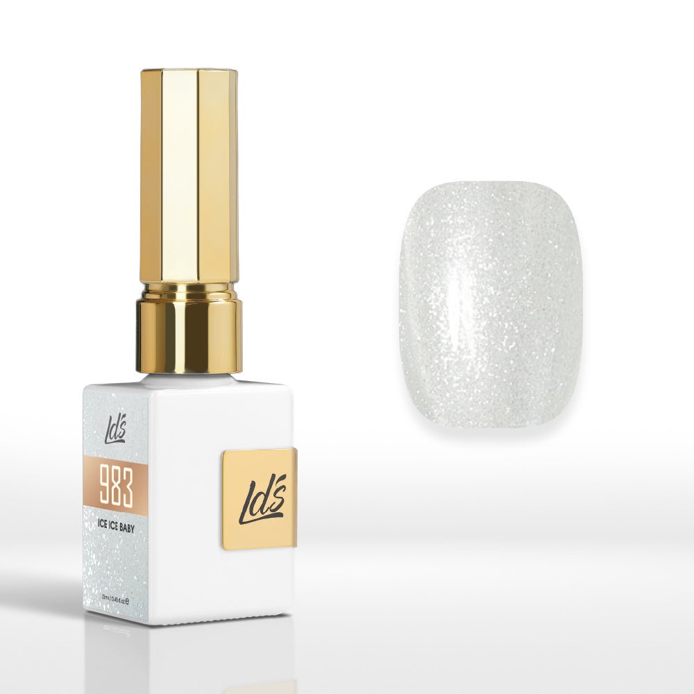LDS Color Craze Gel Nail Polish - 983 Ice Ice Baby - 0.5oz - DTK Nail Supply