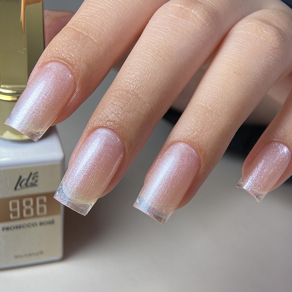 LDS Color Craze Gel Nail Polish - 986 Prosecco Rosé - 0.5oz - DTK Nail Supply