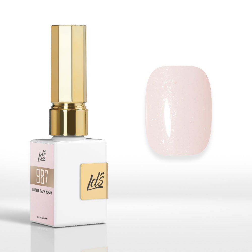 LDS Color Craze Gel Nail Polish - 987 Bubble Bath Bomb - 0.5oz