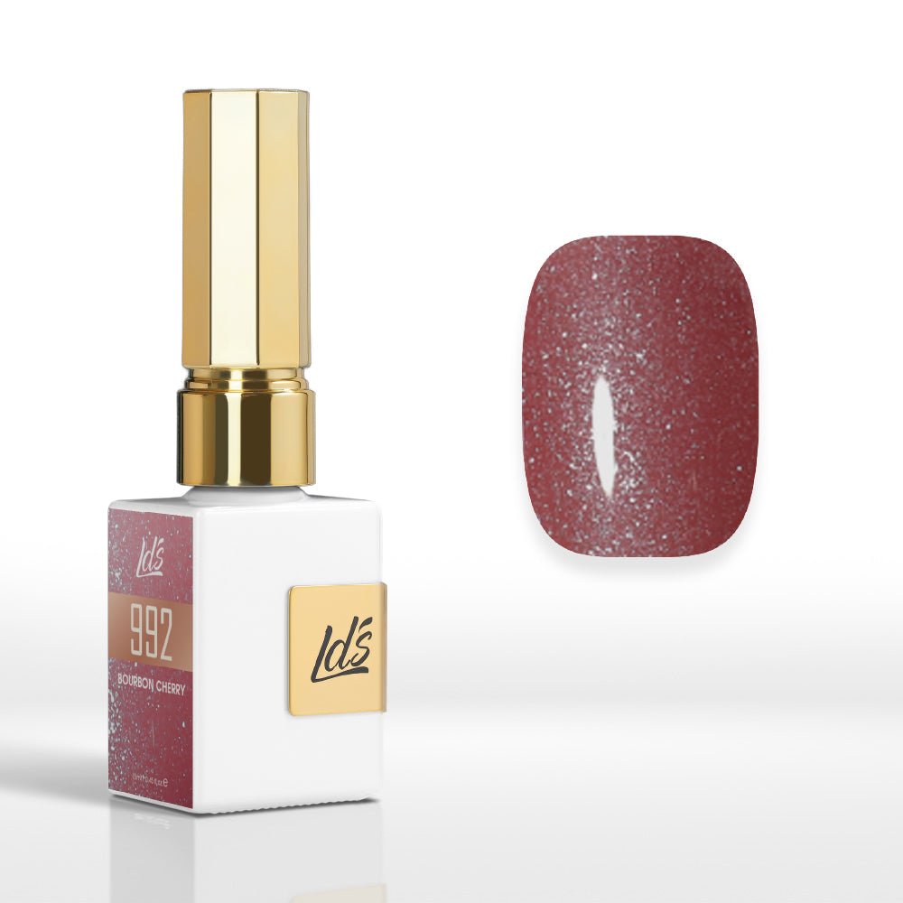 LDS Color Craze Gel Nail Polish - 992 Bourbon Cherry - 0.5oz - DTK Nail Supply