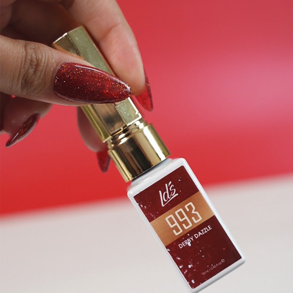 LDS Color Craze Gel Nail Polish - 993 Derby Dazzle - 0.5oz - DTK Nail Supply