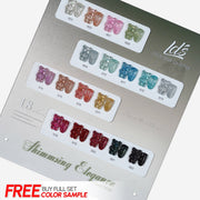 LDS Color Craze Gel Nail Polish - Set 18 Colors - Shimmsing Elegance Collection - DTK Nail Supply