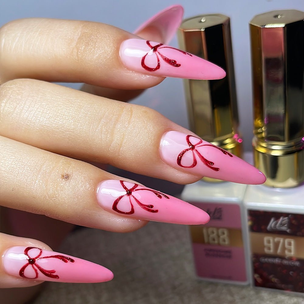 LDS Color Craze Gel Polish 188 Awesome Blossom — Soft Pink 0.5oz - DTK Nail Supply