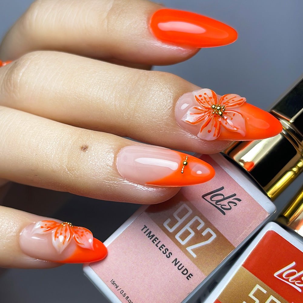 LDS Color Craze Gel Polish 962 Timeless Nude — Nude 0.5oz - DTK Nail Supply