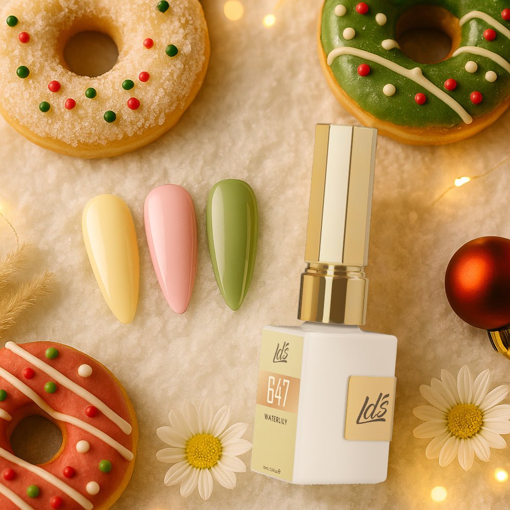 LDS Color Craze Gel Set - Soft Pastel Trio - 647, 005, 479 - DTK Nail Supply