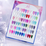 LDS Color Craze Set of 72 Gel Polish (0.5oz) - Winter 2 - Frosted Fairytale Collection - DTK Nail Supply