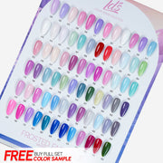 LDS Color Craze Set of 72 Gel Polish (0.5oz) - Winter 2 - Frosted Fairytale Collection - DTK Nail Supply