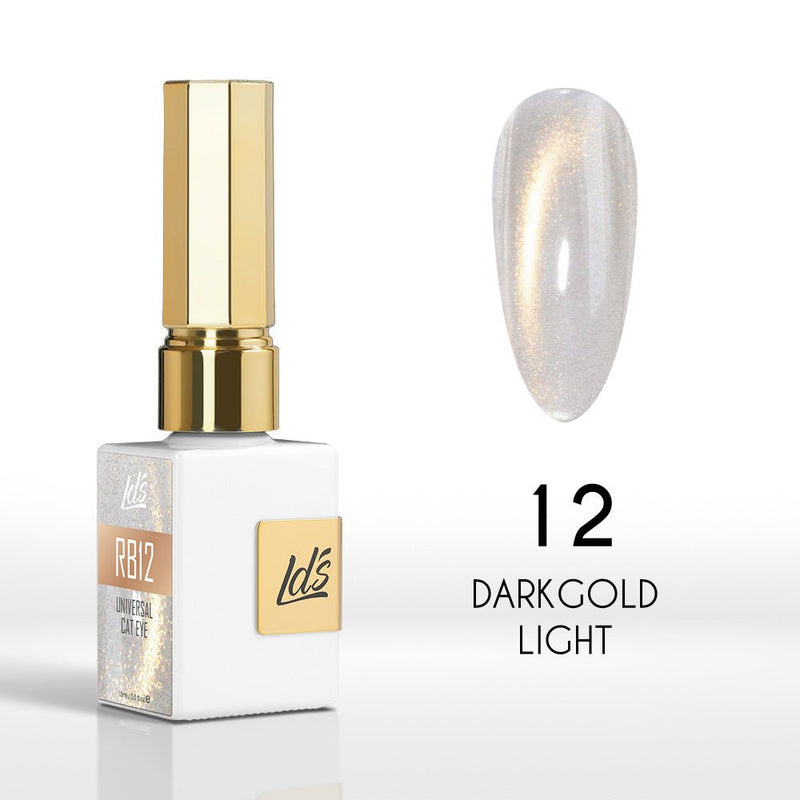 LDS Darkgold Light - RB12 - Universal Cat Eye Collection - DTK Nail Supply