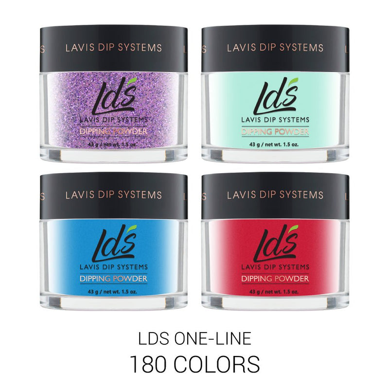 LDS DIPPING POWDER 180 COLORS 1.5OZ - DTK Nail Supply