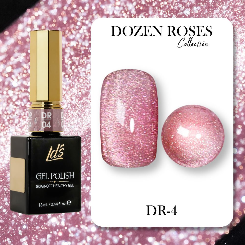 LDS DR04 - Gel Polish 0.5 oz - Dozen Roses Collection - DTK Nail Supply