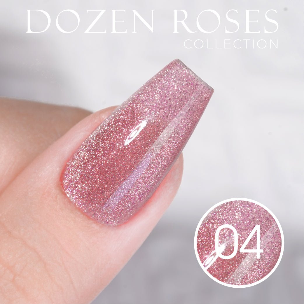 LDS DR04 - Gel Polish 0.5 oz - Dozen Roses Collection - DTK Nail Supply