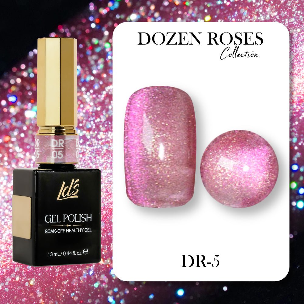 LDS DR05 - Gel Polish 0.5 oz - Dozen Roses Collection - DTK Nail Supply