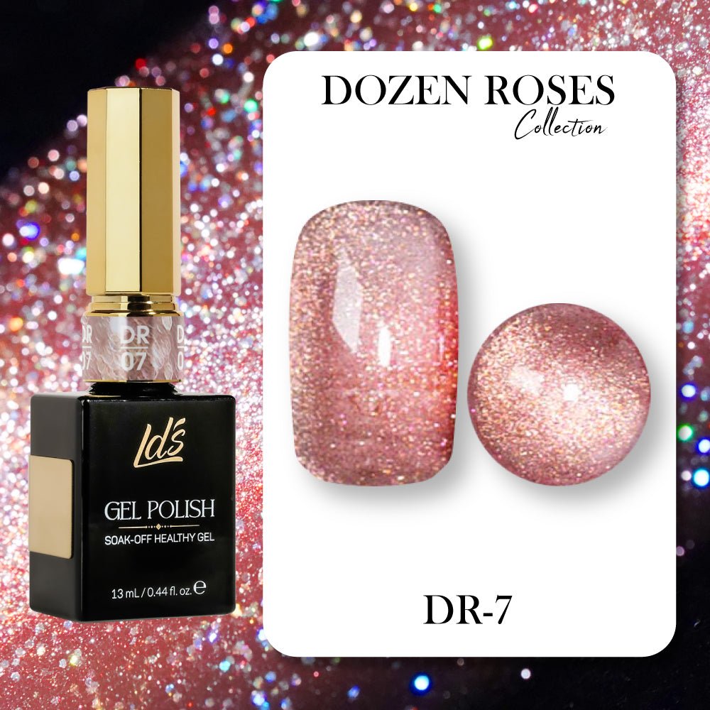 LDS DR07 - Gel Polish 0.5 oz - Dozen Roses Collection - DTK Nail Supply