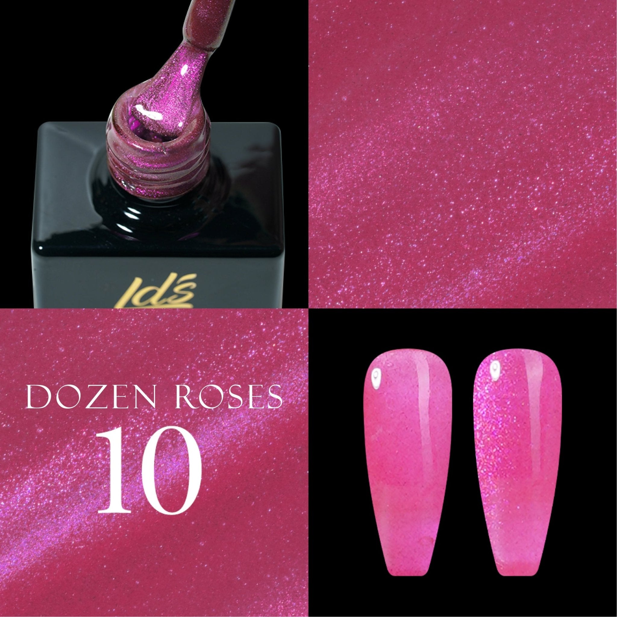LDS DR10 - Gel Polish 0.5 oz - Dozen Roses Collection - DTK Nail Supply