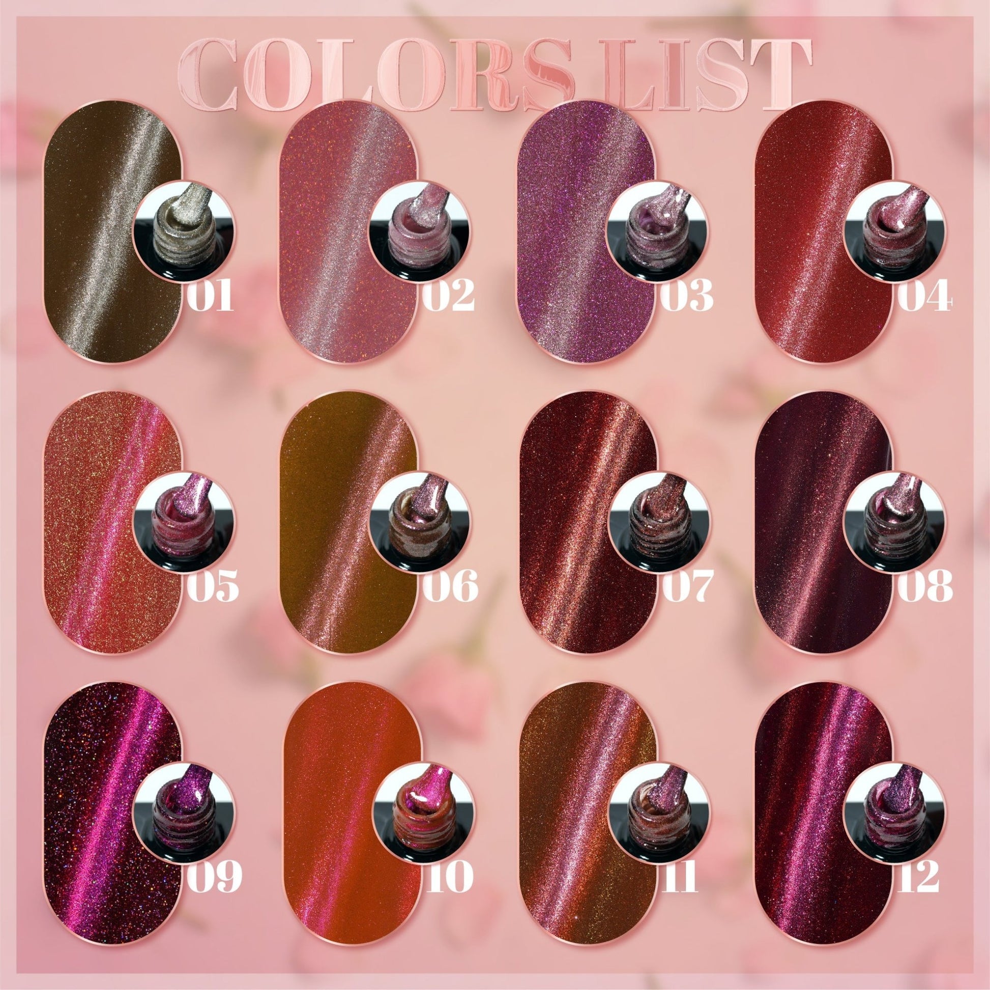 LDS DR11 - Gel Polish 0.5 oz - Dozen Roses Collection - DTK Nail Supply