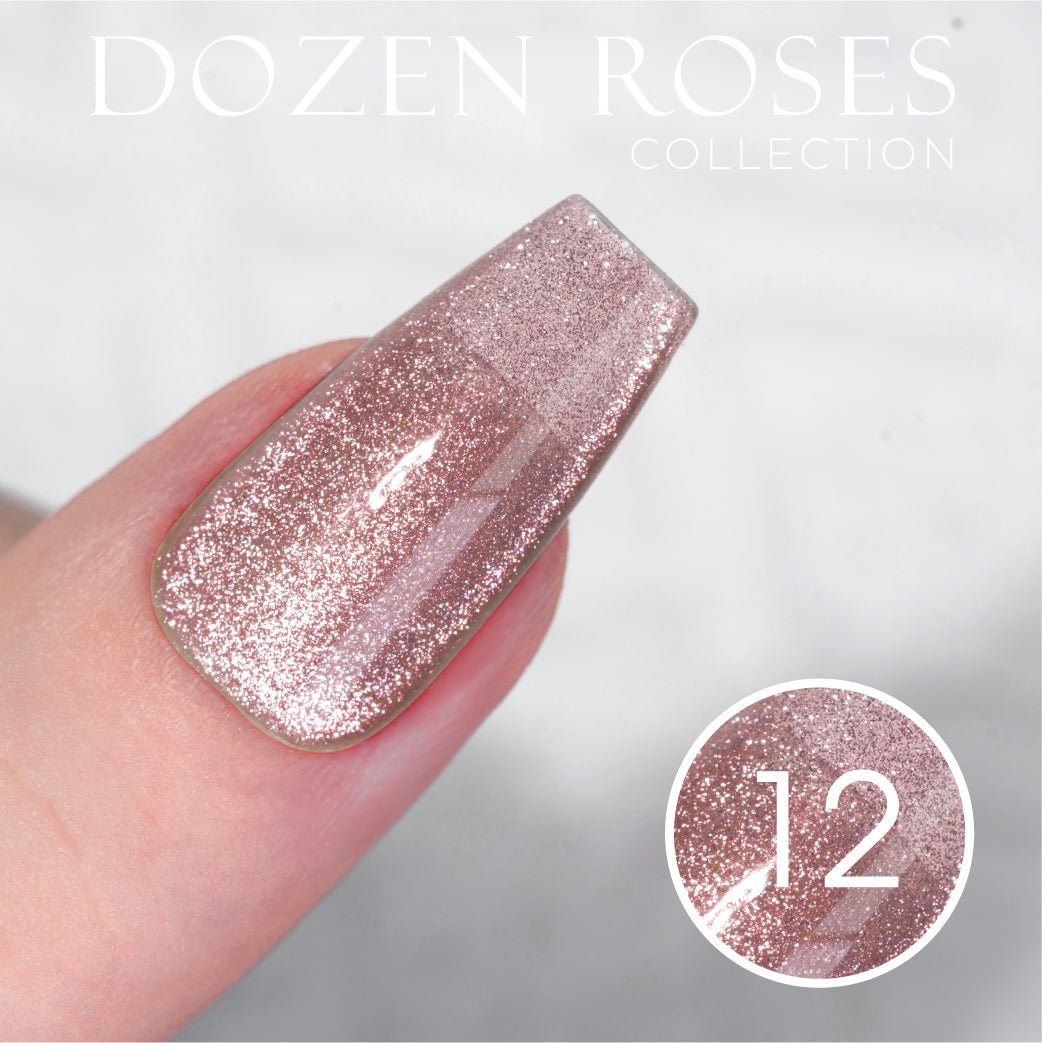 LDS DR12 - Gel Polish 0.5 oz - Dozen Roses Collection - DTK Nail Supply
