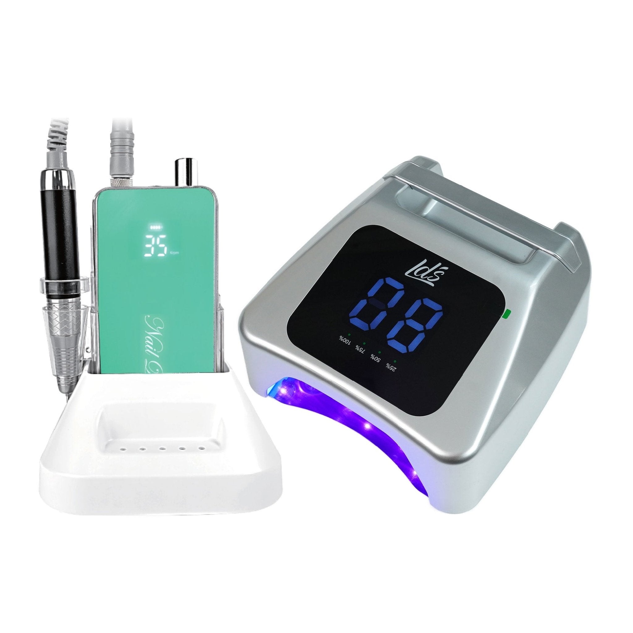 LDS Drill Nail + LDS Lamp Nail - DTK Nail Supply