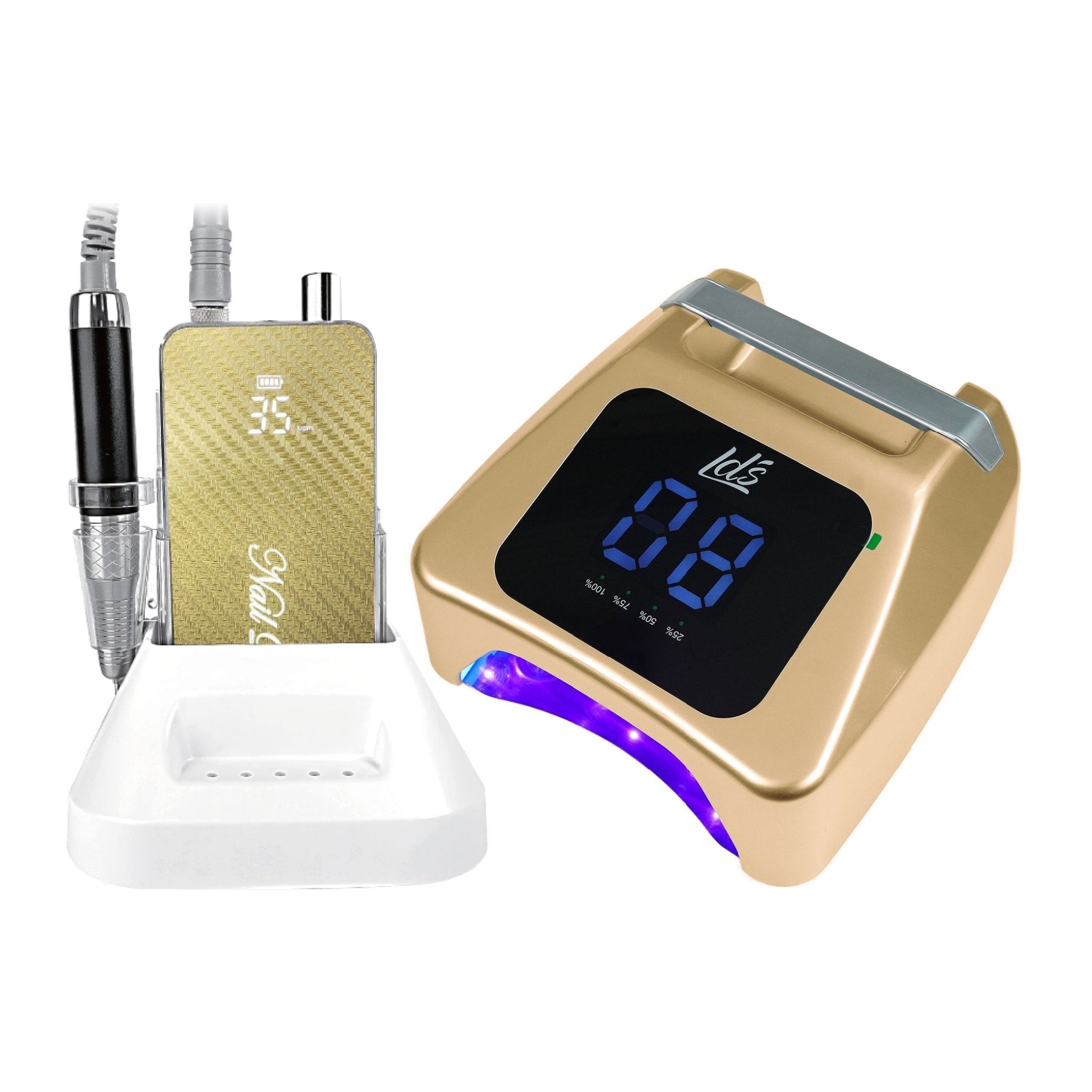 LDS Drill Nail + LDS Lamp Nail - DTK Nail Supply