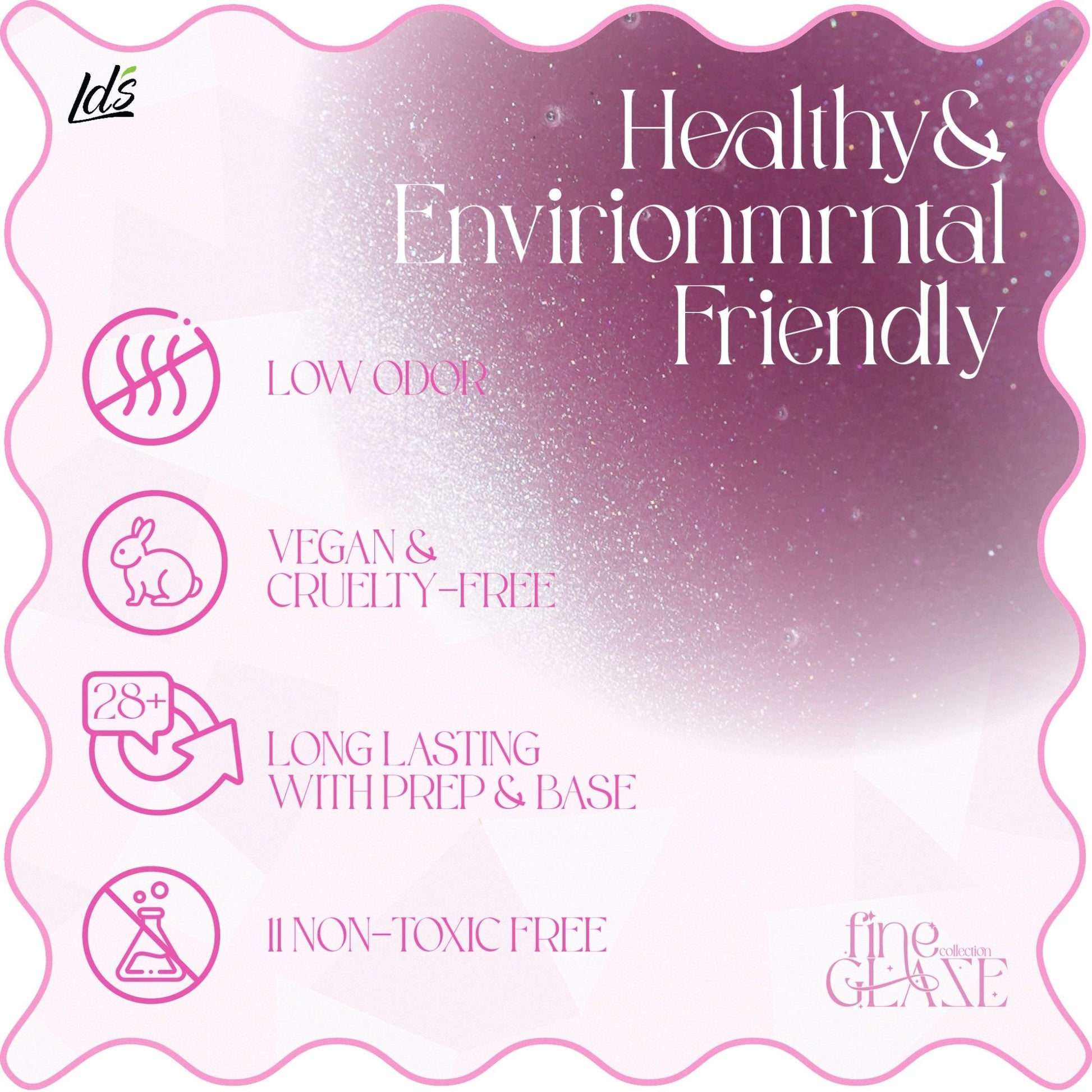 LDS FG06 - Fine Glaze Cat Eye Gel Collection - DTK Nail Supply