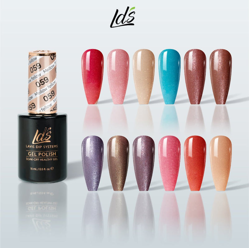 LDS Gel Color Set 4 (12 Colors) – French & Bridal Nude Gel Polish Set for Nail Salons - DTK Nail Supply