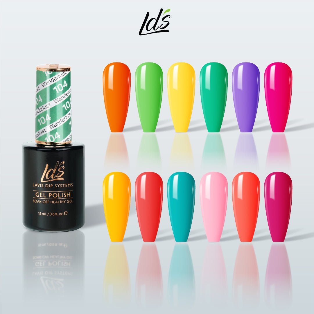 LDS Gel Color Set 9 (12 Colors) | Balanced Core & Versatile Gel Polish Collection - DTK Nail Supply