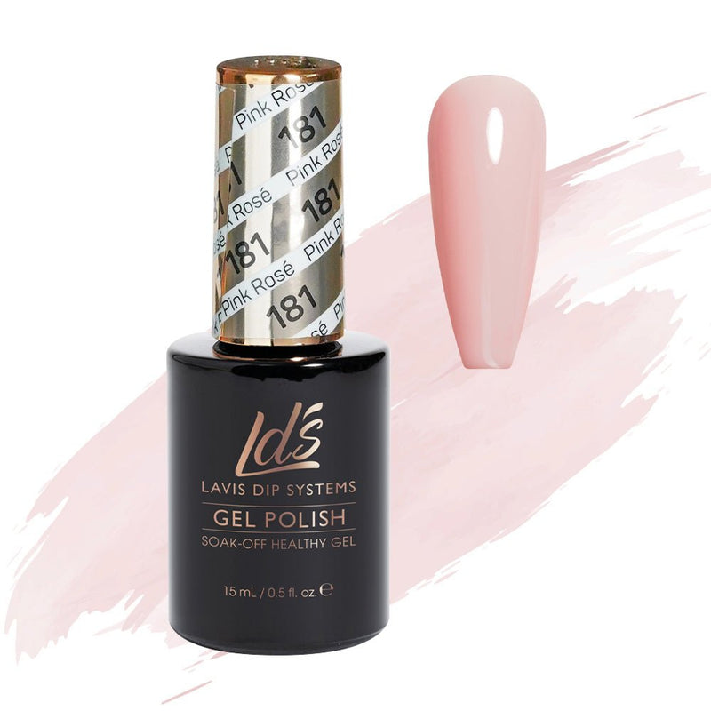 LDS Gel Polish 181 - Pink Rose - DTK Nail Supply
