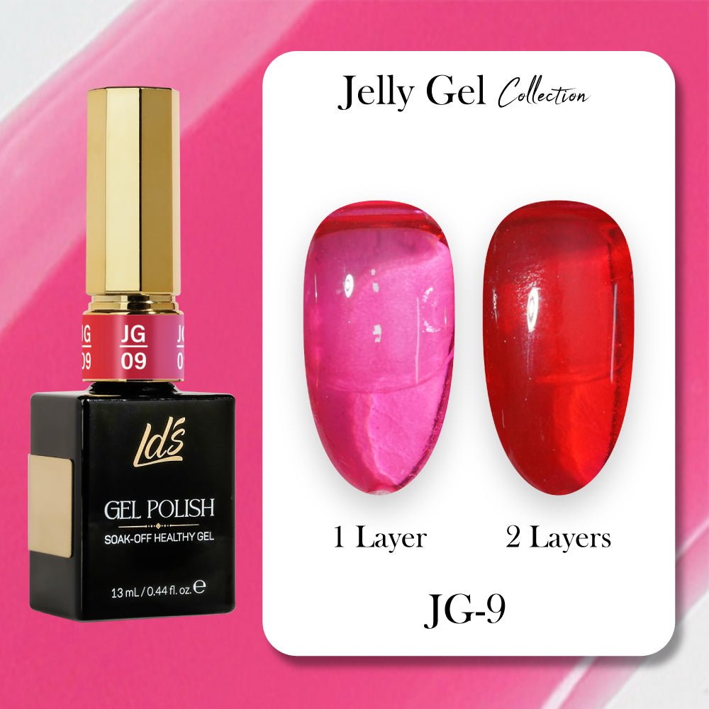 LDS Gel Polish JG - 09 - Jelly Gel Collection - DTK Nail Supply