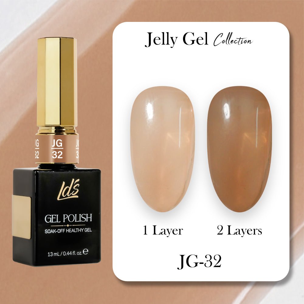 LDS Gel Polish JG - 32 - Jelly Gel Collection - DTK Nail Supply