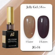 LDS Gel Polish JG - 34 - Jelly Gel Collection - DTK Nail Supply