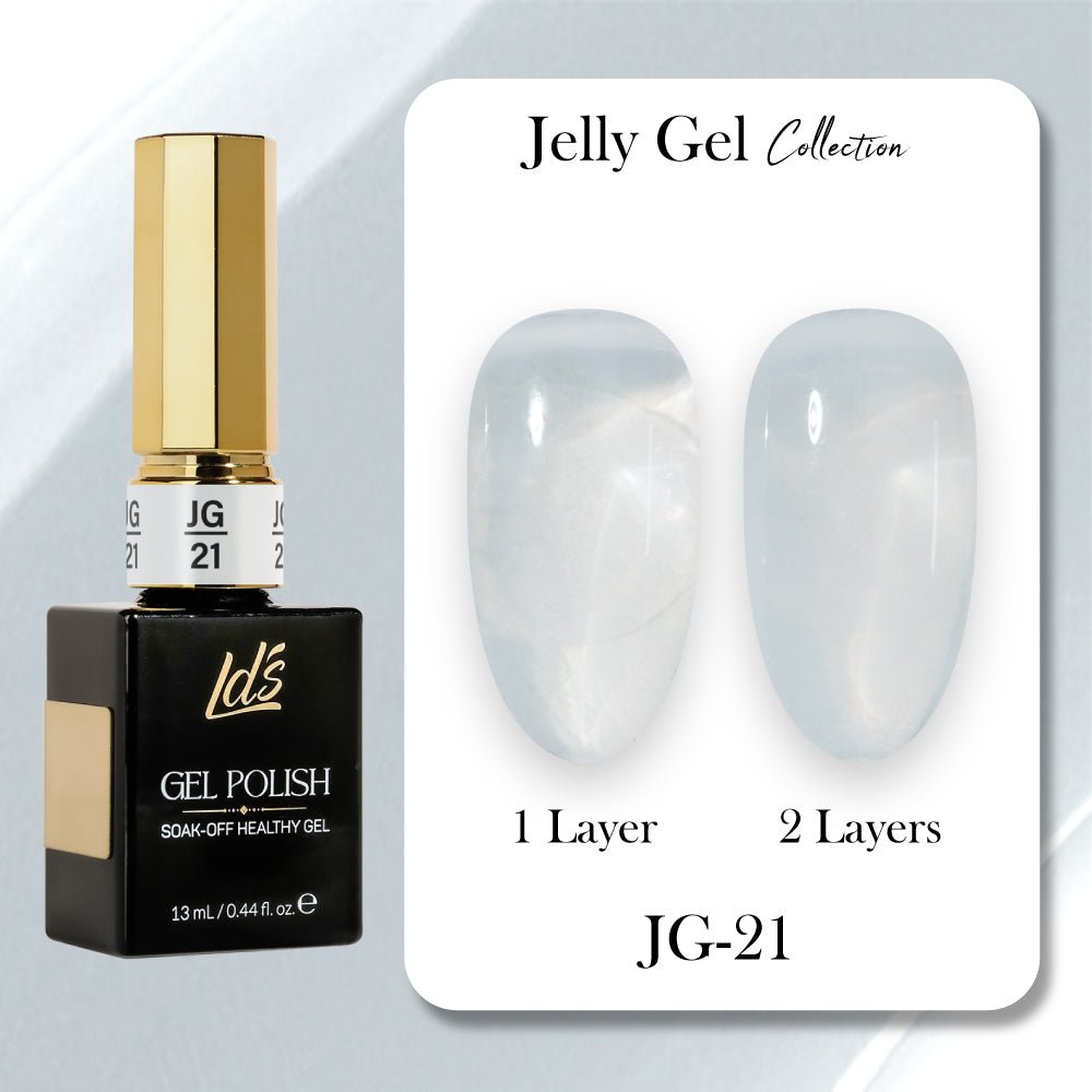LDS Gel Polish JG Set 36 Colors - Jelly Gel Collection - DTK Nail Supply