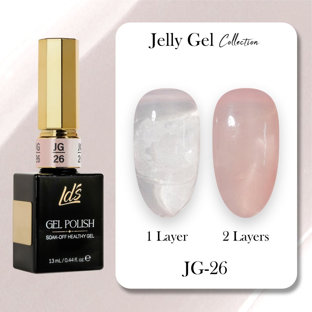 LDS Gel Polish JG Set 36 Colors - Jelly Gel Collection - DTK Nail Supply